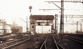 "Nastawnia stacji Pyskowice koło Gliwic (stan likwidacji)", 19.08.1992 (2). Fot....